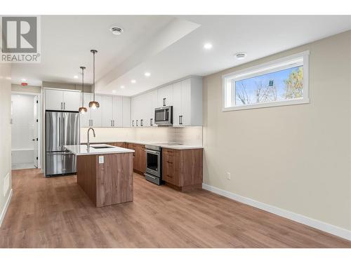 Natural Light Throughout the Main Floor - 3907 26 Street Unit# 1, Vernon, BC - Indoor Photo Showing Kitchen With Stainless Steel Kitchen