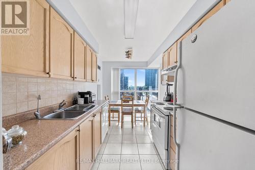 602 - 22 Olive Avenue, Toronto, ON - Indoor Photo Showing Kitchen With Double Sink