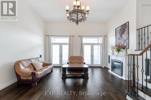 8799 Dogwood Crescent, Niagara Falls, ON - Indoor Photo Showing Living Room With Fireplace