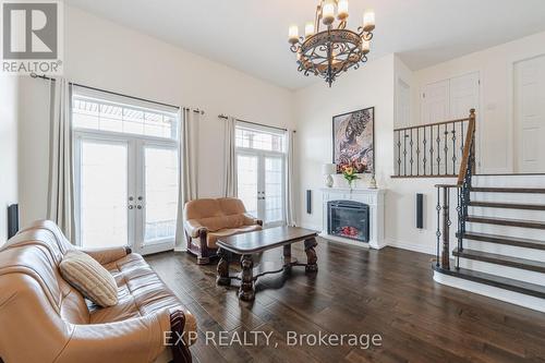 8799 Dogwood Crescent, Niagara Falls, ON - Indoor Photo Showing Living Room With Fireplace