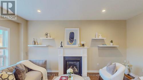 250 Lormont Boulevard W, Hamilton, ON - Indoor Photo Showing Living Room With Fireplace