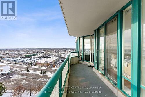 1808 - 550 Webb Drive, Mississauga, ON - Outdoor With Balcony With View With Exterior