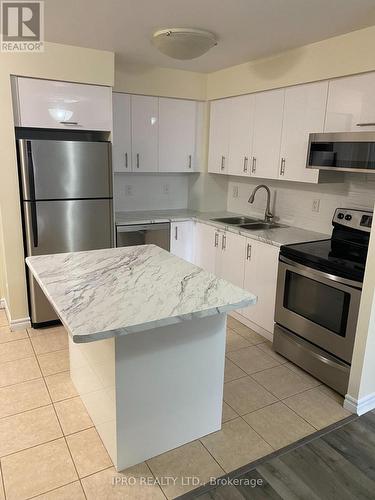 705 - 3880 Duke Of York Boulevard, Mississauga, ON - Indoor Photo Showing Kitchen With Stainless Steel Kitchen