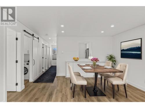 virtually staged dining room - 3000 Richter Street Unit# 21, Kelowna, BC - Indoor Photo Showing Dining Room