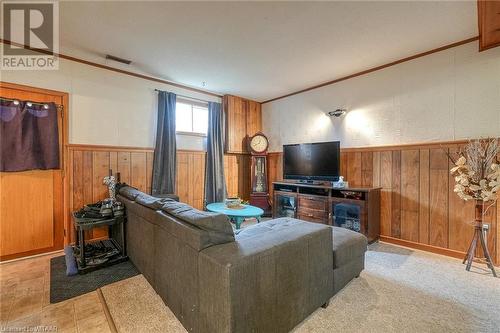 Carpeted lower level living room - 11 Golden Place, Ingersoll, ON - Indoor