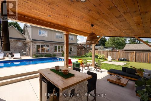 8 Runnymede Road, Port Colborne, ON - Outdoor With In Ground Pool With Backyard With Exterior