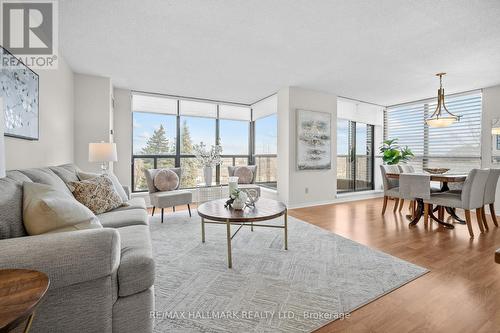 407 - 1111 Bough Beeches Boulevard, Mississauga, ON - Indoor Photo Showing Living Room