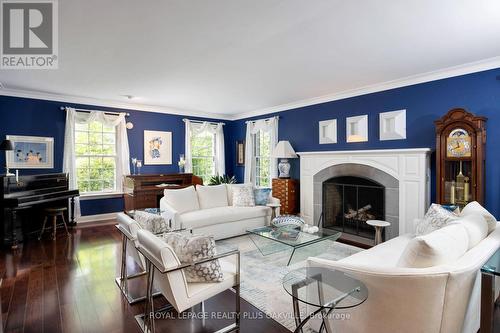 3020 First Street, Burlington, ON - Indoor Photo Showing Living Room With Fireplace