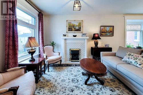 38 Egerton Street, Brantford, ON - Indoor Photo Showing Living Room With Fireplace