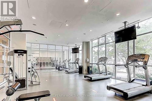 1112 - 62 Forest Manor Road, Toronto, ON - Indoor Photo Showing Gym Room