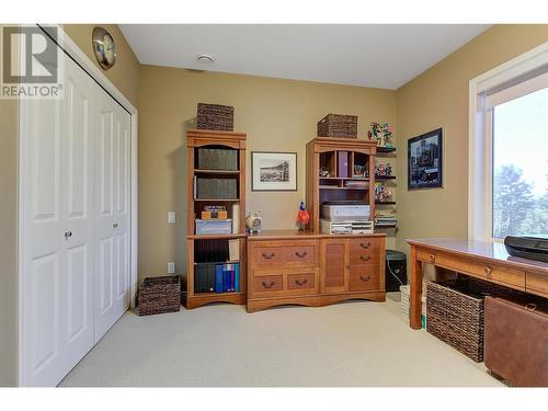 Lower level 4th bedroom used as office. - 580 Denali Drive, Kelowna, BC - Indoor