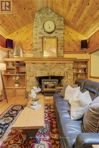 1164 Brantford, North Dumfries, ON - Indoor Photo Showing Living Room With Fireplace