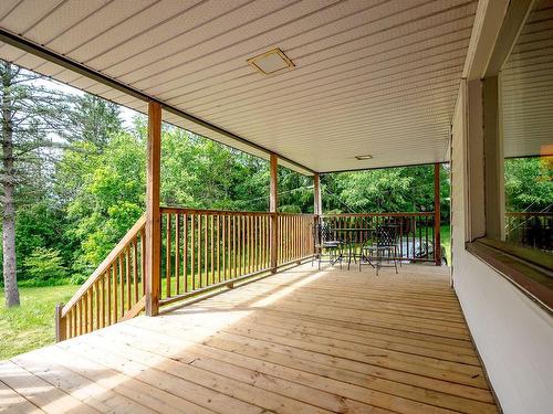 Patio - 35 Rue Academy, Sutton, QC - Outdoor With Deck Patio Veranda With Exterior