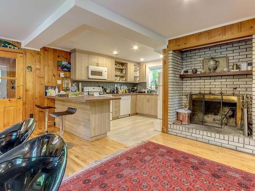 Overall view - 14 Rue Highland, Sutton, QC - Indoor With Fireplace