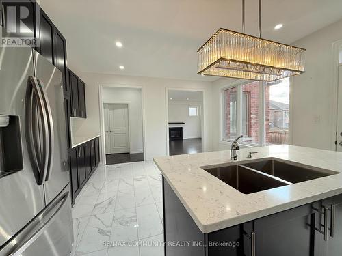 4 Hayeraft Street, Whitby, ON - Indoor Photo Showing Kitchen With Double Sink