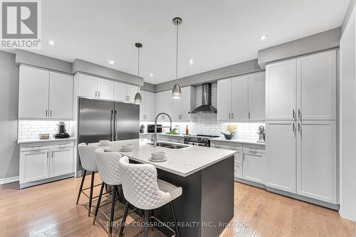 38 Coates Of Arms Lane, Ajax, ON - Indoor Photo Showing Kitchen With Double Sink With Upgraded Kitchen