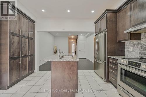 4 Gemma Place, Brampton, ON - Indoor Photo Showing Kitchen With Stainless Steel Kitchen