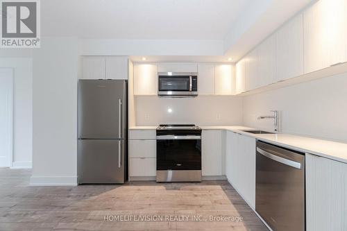 403 - 10 Eva Road, Toronto, ON - Indoor Photo Showing Kitchen With Stainless Steel Kitchen