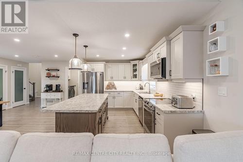 40 Livingstone Drive, Tillsonburg, ON - Indoor Photo Showing Kitchen With Upgraded Kitchen