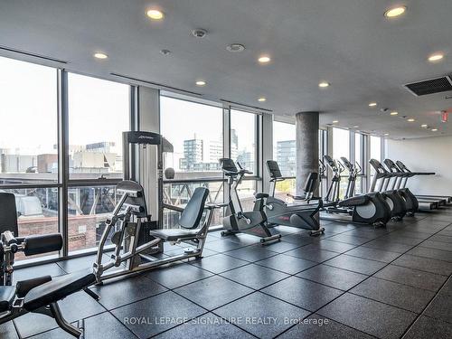 2609-390 Cherry St, Toronto, ON - Indoor Photo Showing Gym Room