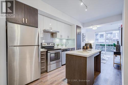 C202 - 5260 Dundas Street, Burlington, ON - Indoor Photo Showing Kitchen With Stainless Steel Kitchen With Upgraded Kitchen