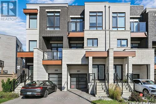 251 Thomas Cook Avenue, Vaughan, ON - Outdoor With Balcony With Facade