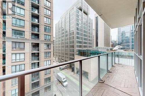 710 - 126 Simcoe Street, Toronto, ON - Outdoor With Balcony With Exterior