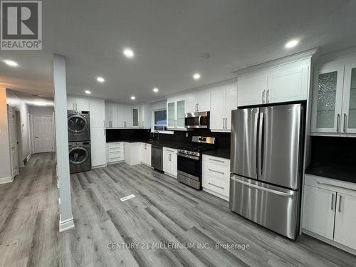 Upper - 43 Farmington Drive, Brampton, ON - Indoor Photo Showing Kitchen With Stainless Steel Kitchen