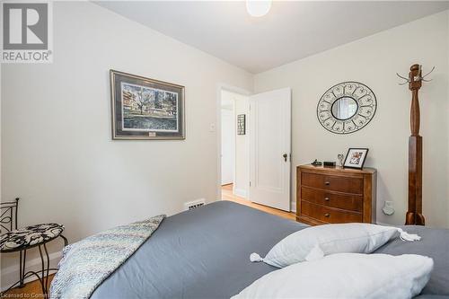 Bedroom with light hardwood / wood-style floors - 48 Dane Street, Kitchener, ON - Indoor Photo Showing Bedroom