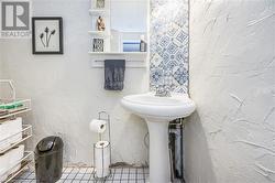 Bathroom featuring tile patterned floors - 