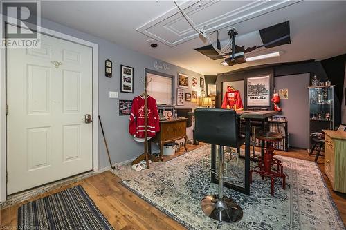 Playroom with wood-type flooring - 48 Dane Street, Kitchener, ON - Indoor