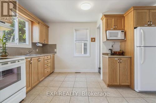 91 Page Street, St. Catharines, ON - Indoor Photo Showing Kitchen With Double Sink