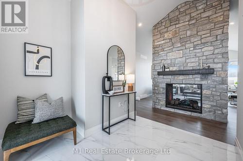 101058 Side Road 10, East Garafraxa, ON - Indoor Photo Showing Living Room With Fireplace