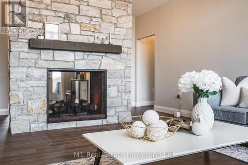 101058 Side Road 10, East Garafraxa, ON - Indoor With Fireplace