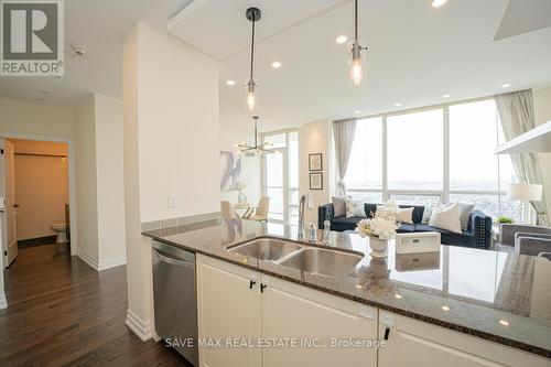 4202 - 2230 Lake Shore Boulevard W, Toronto, ON - Indoor Photo Showing Kitchen With Double Sink