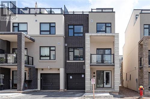 View of front facade - 1121 Cooke Boulevard Unit# 7, Burlington, ON - Outdoor With Balcony With Facade