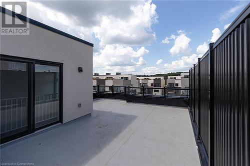 View of patio / terrace - 1121 Cooke Boulevard Unit# 7, Burlington, ON - Outdoor With Exterior