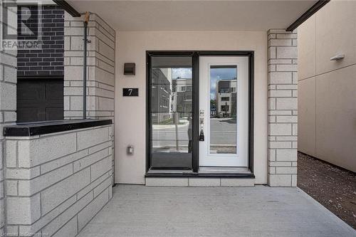 View of exterior entry - 1121 Cooke Boulevard Unit# 7, Burlington, ON - 