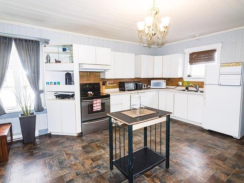 Cuisine - 435 Av. Bouchard, Saint-Pascal, QC - Indoor Photo Showing Kitchen With Double Sink