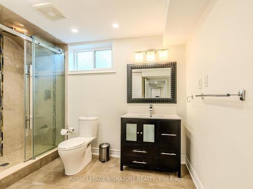 Bsmt-60 Risdon Crt, Toronto, ON - Indoor Photo Showing Bathroom