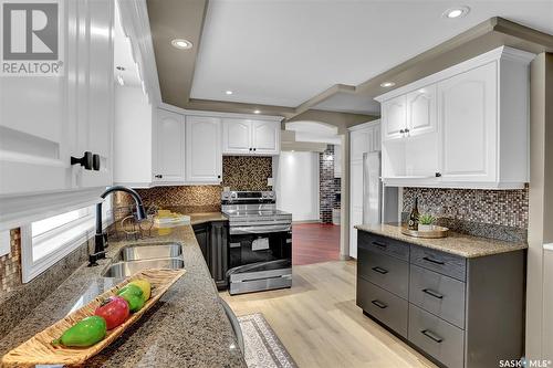 1651 Marshal Crescent, Moose Jaw, SK - Indoor Photo Showing Kitchen With Double Sink