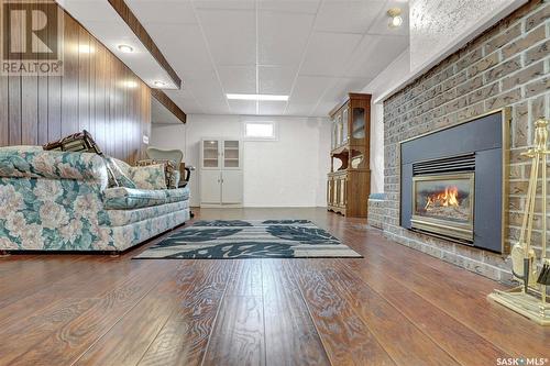 1103 Simpson Avenue, Moose Jaw, SK - Indoor Photo Showing Other Room With Fireplace