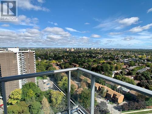 2205 - 30 Herons Hill Way, Toronto, ON - Outdoor With Balcony With View