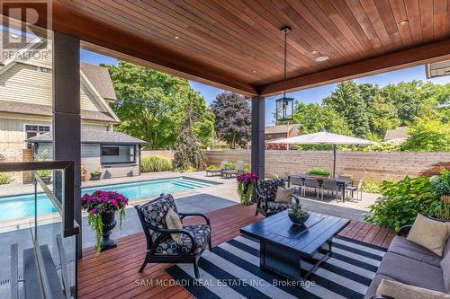 33 Wenonah Drive, Mississauga, ON - Outdoor With In Ground Pool With Deck Patio Veranda With Exterior