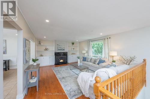 13055 Fourth Line, Milton, ON - Indoor Photo Showing Living Room With Fireplace