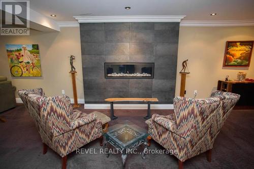 15 Burton Avenue, Brant, ON - Indoor Photo Showing Living Room With Fireplace