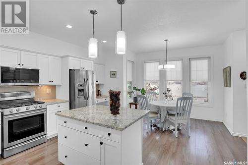 3326 Elgaard Drive, Regina, SK - Indoor Photo Showing Kitchen With Upgraded Kitchen