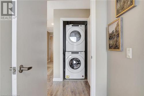 60 Charles Street Unit# 2403, Kitchener, ON - Indoor Photo Showing Laundry Room