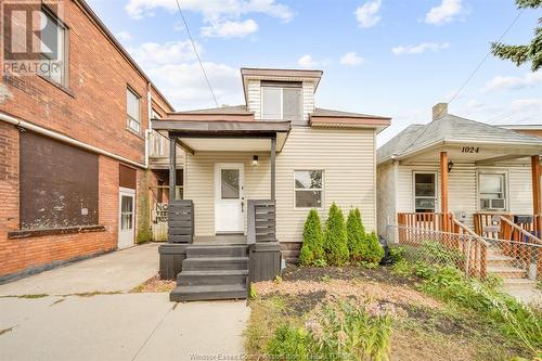 1018 Cataraqui Street, Windsor, ON - Outdoor With Facade