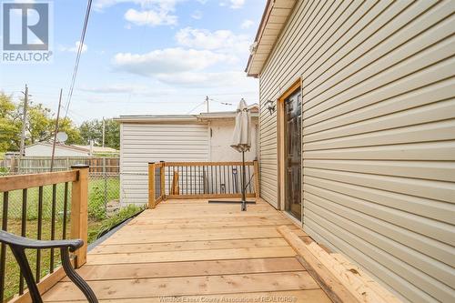 1018 Cataraqui Street, Windsor, ON - Outdoor With Deck Patio Veranda With Exterior